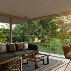 3D Architektur Visualisierung Immobilien Interior Gestaltung Wohnzimmer Haus 02