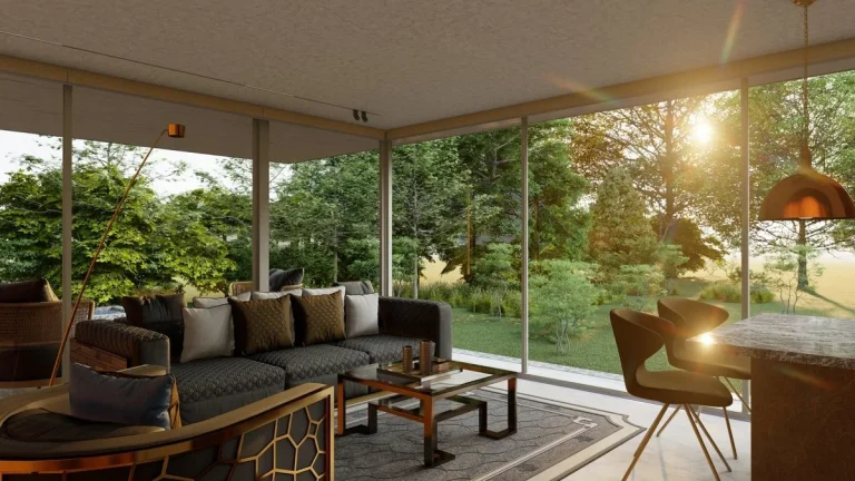 3D Architektur Visualisierung Immobilien Interior Gestaltung Wohnzimmer Haus 02